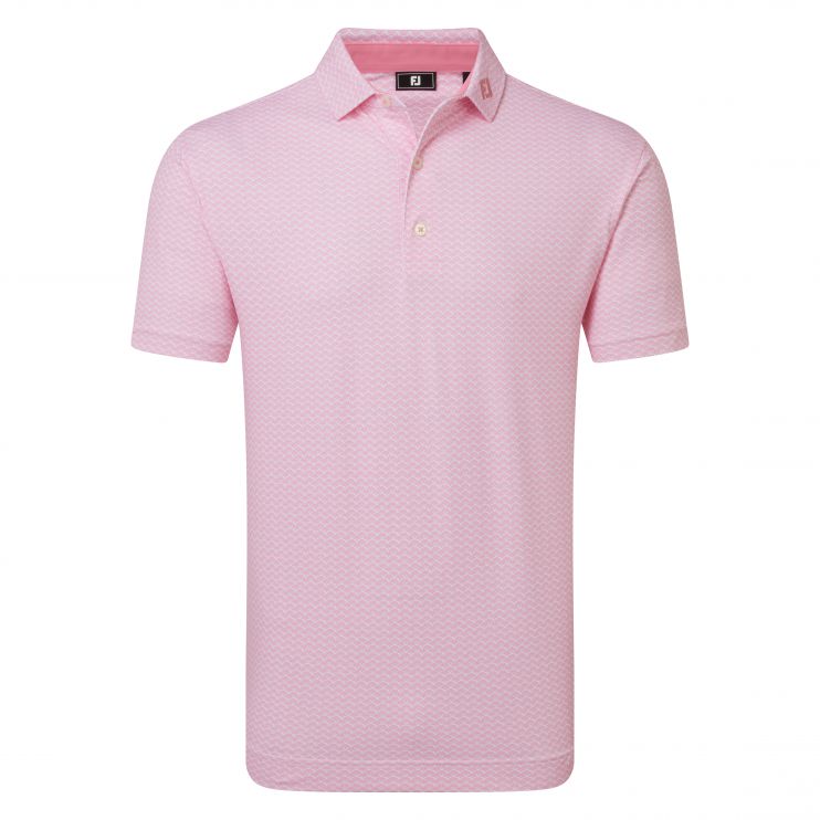 FootJoy Scallop GEO Pique Polo Shirt