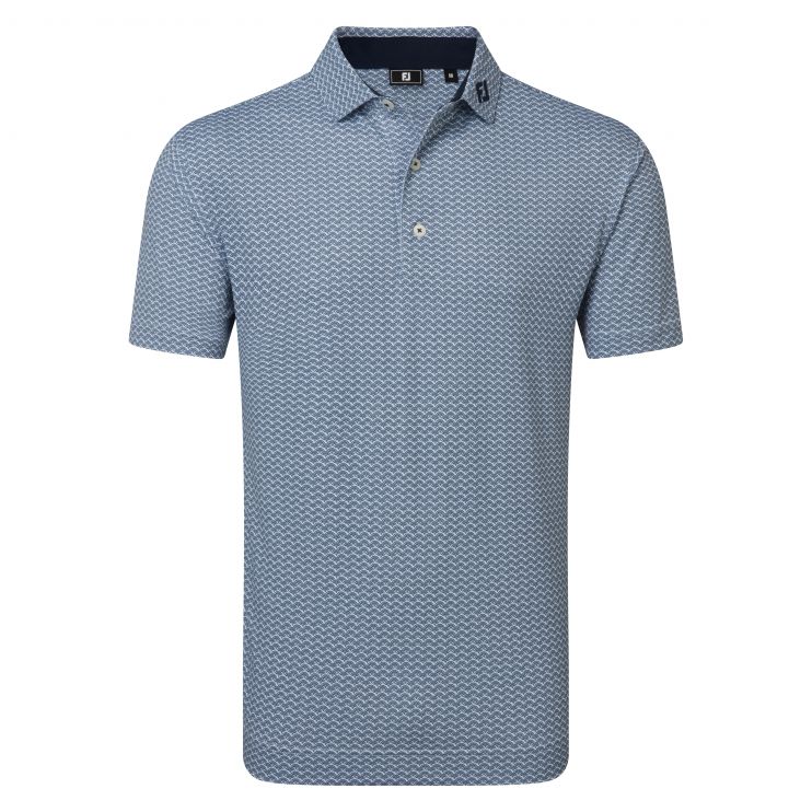 FootJoy Scallop GEO Pique Polo Shirt