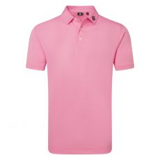 Stretch Pique Solid Polo Pink Pop