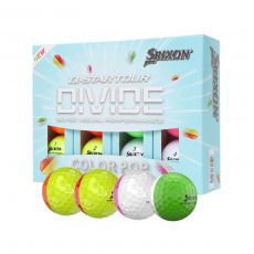 Q Star Divide Colour Pop Golf Balls