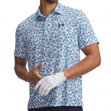 Playoff 3.0 Printed Polo White/Varsity Blue/Navy