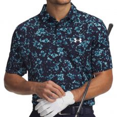 Matchplay Printed Polo Navy/Blue Haze/White