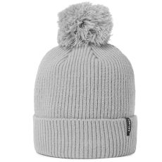 FJ Cuffed Bobble Hat Mens One Size Fits All Grey