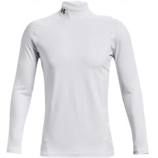 ColdGear Fitted Mock Neck Baselayer Black/White