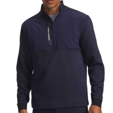 UA Drive Pro Hybrid 1/2 Zip Midnight Navy/White