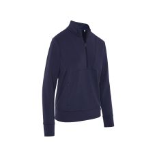 1/2 Zip Ladies Soft Touch Pullover Peacoat