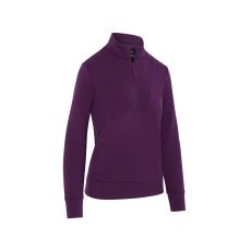 1/2 Zip Ladies Soft Touch Pullover Gloxinia