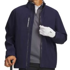 UA Drive Pro Rain Jacket Midnight Navy/White
