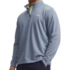 UA Matchplay 1/4 Zip Blue Wind/White