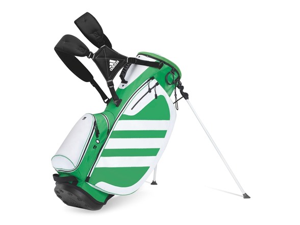 ADIDAS Samba Golf Stand Bag Green/White Stand Bags at JamGolf