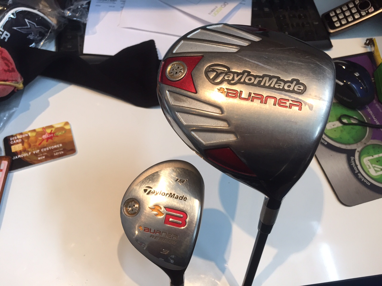 Product Image for Burner 07 Driver +Burner 09 Rescue Club Burner 07 10.5 Reg Rescue 09 19 Degree Reg Right Regular (Used - Very Good)