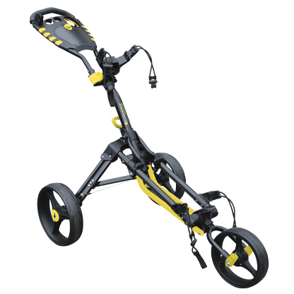 One 3 Wheel Compact Trolley Black/Yellow