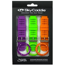 Linx Customizable Watchbands and Bezels Orange/Green/Purple