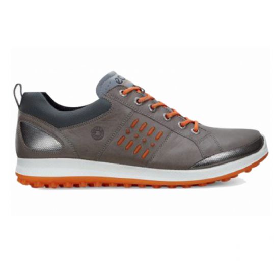 Mens Biom Hybrid 2 Golf Shoes Warm Grey/Orange GTX