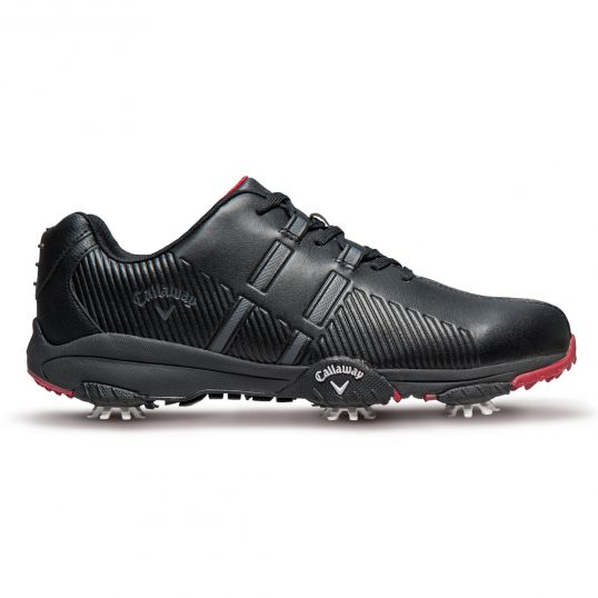 Chev Mulligan Mens Golf Shoes Black/Crimson 2016
