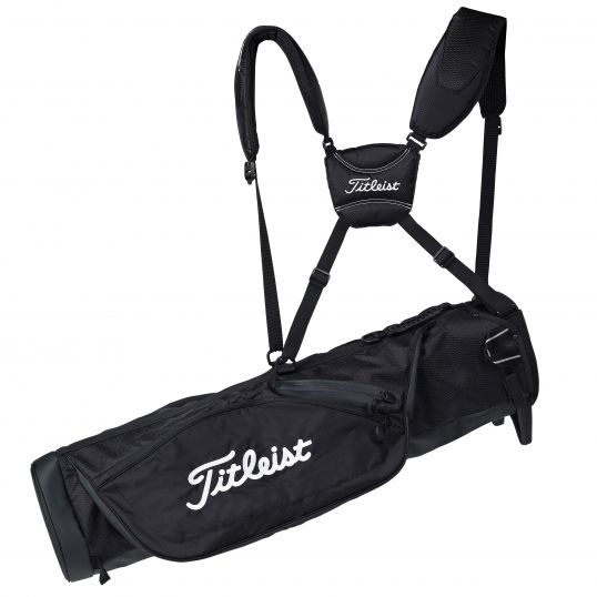 Titleist Premium Carry Bag Double Strap Black | Pencil Bags at JamGolf