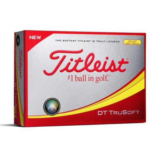 DT TruSoft Yellow Golf Balls 2018