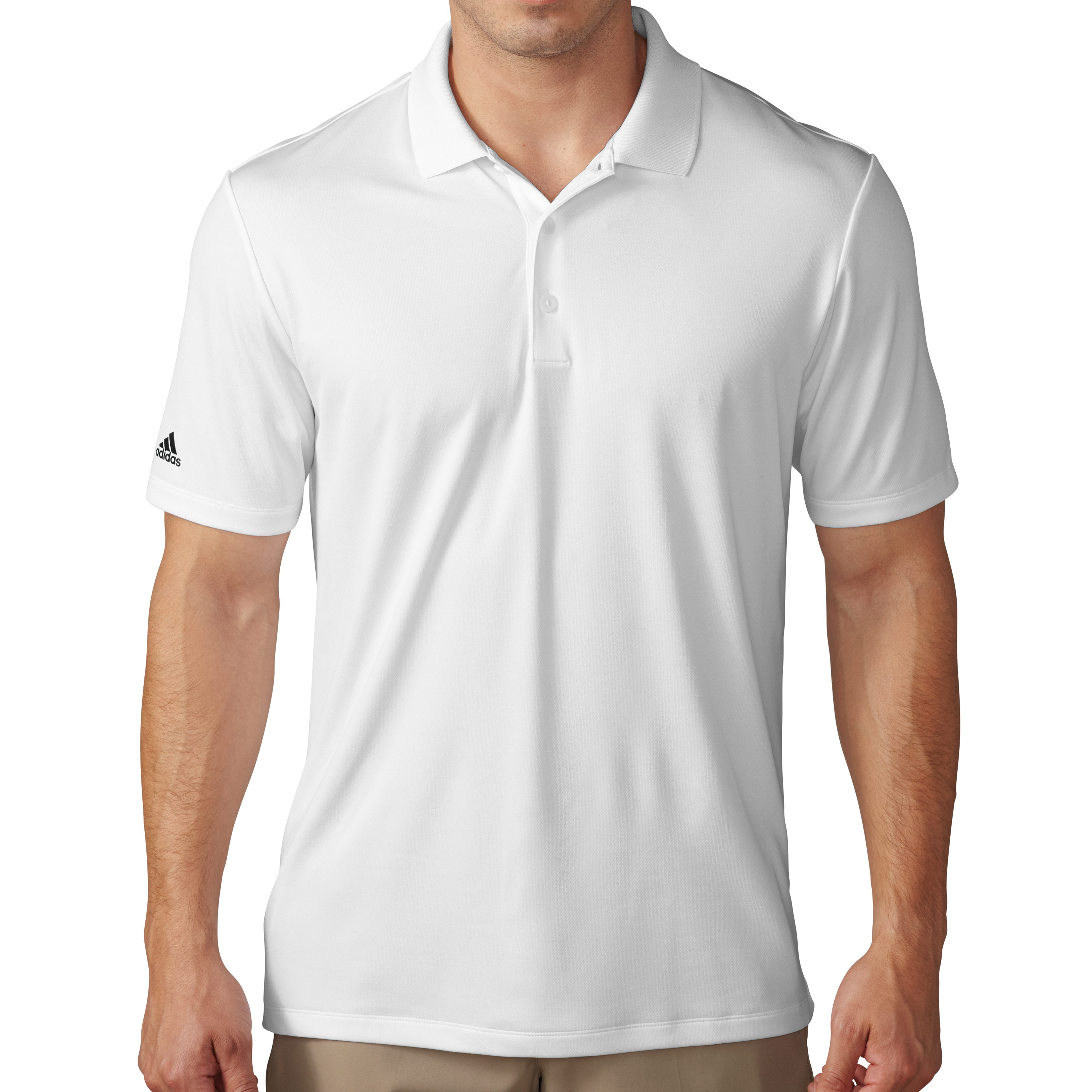 Product Image for ADIDAS Performance Polo Shirt White Mens Large White