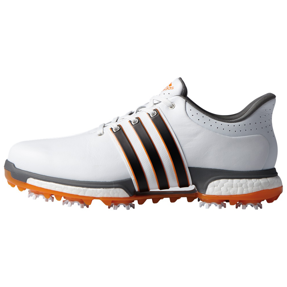 Product Image for Tour 360 Boost Mens Golf Shoes White/Onix/Orange
