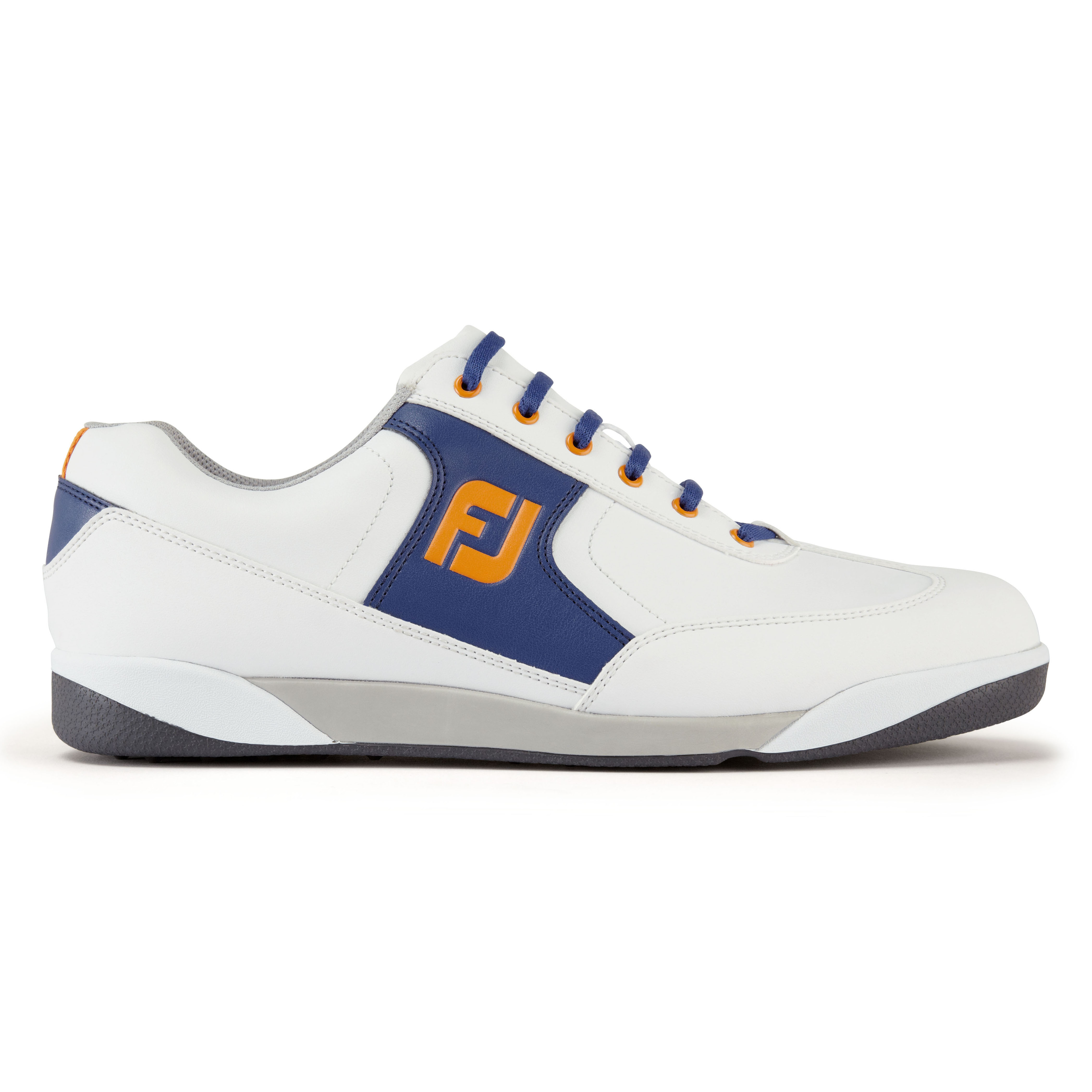 Footjoy AWD Casual XL Mens Golf Shoes White/Blue/Melon 2017