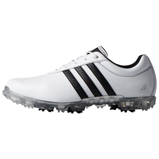 AdiPure Flex Mens Golf Shoes White/Black