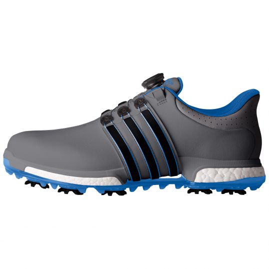 Tour 360 BOA Boost Golf Shoes - Grey/Blue/Black