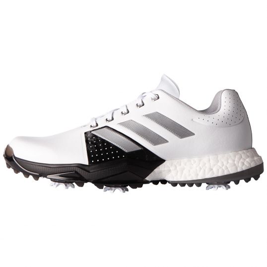 AdiPower 3 Boost Mens Golf Shoes White/Silver/Black
