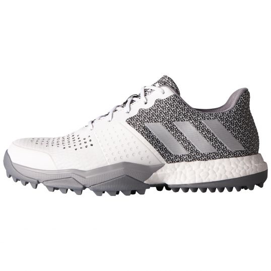 AdiPower S Boost Mens Golf Shoes White/Silver/Onix
