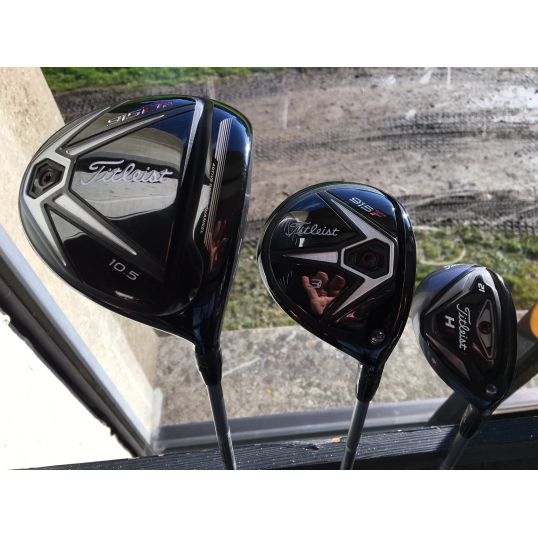 915 Driver Fairway and Hybrid Right Regular Diamana Red 50 10.5 915 F 15 Degree H1 816 21 Degree (Used - Excellent)