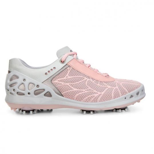 Womens Golf Cage Silver Pink Textile