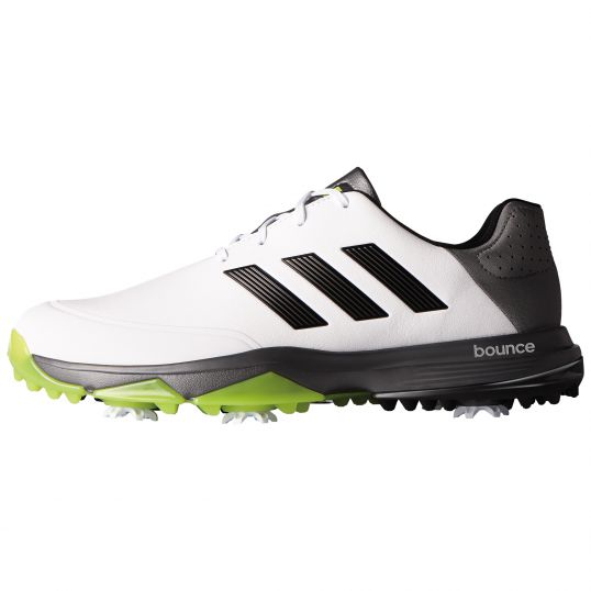 AdiPower Bounce Mens Golf Shoes White/Core Black/Solar Slime