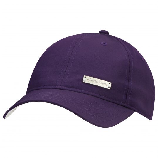 Womans Fashion Hat Purple/White