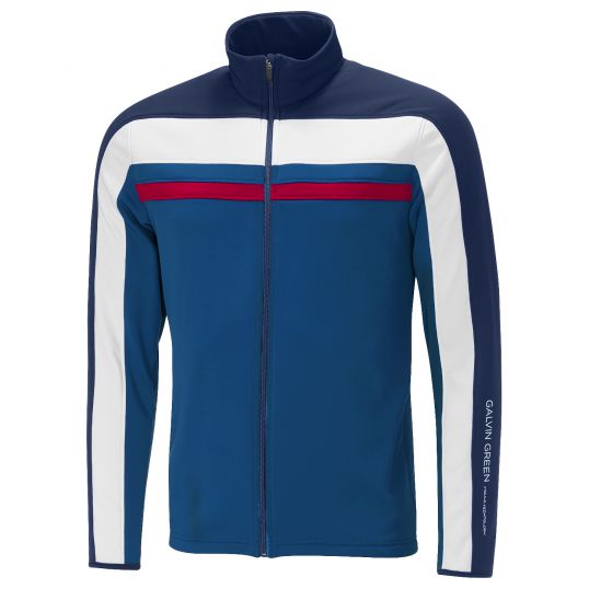 Doyle Insula Sweater Blue/Navy/White/Electric Red