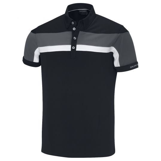 Mitchell Shirt Black/Iron Grey/White