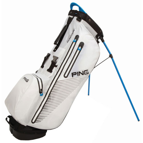 Product Image for Hoofer Monsoon Stand Bag White/Birdie Blue