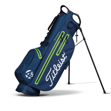 4 Up StaDry Stand Bag Navy/Lime