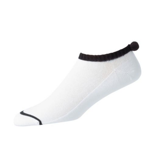 ProDry Women's Lightweight Pompom Socks White/Black