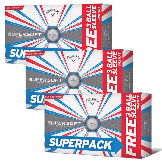 Supersoft 15 Ball SuperPack 2017 3 Pack Special
