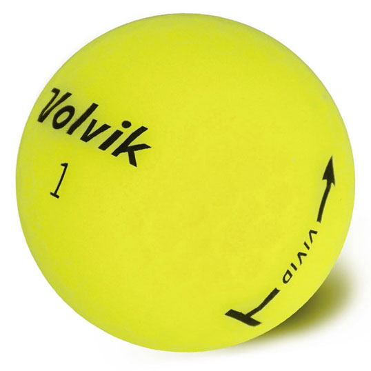 Vivid Golf Balls Yellow