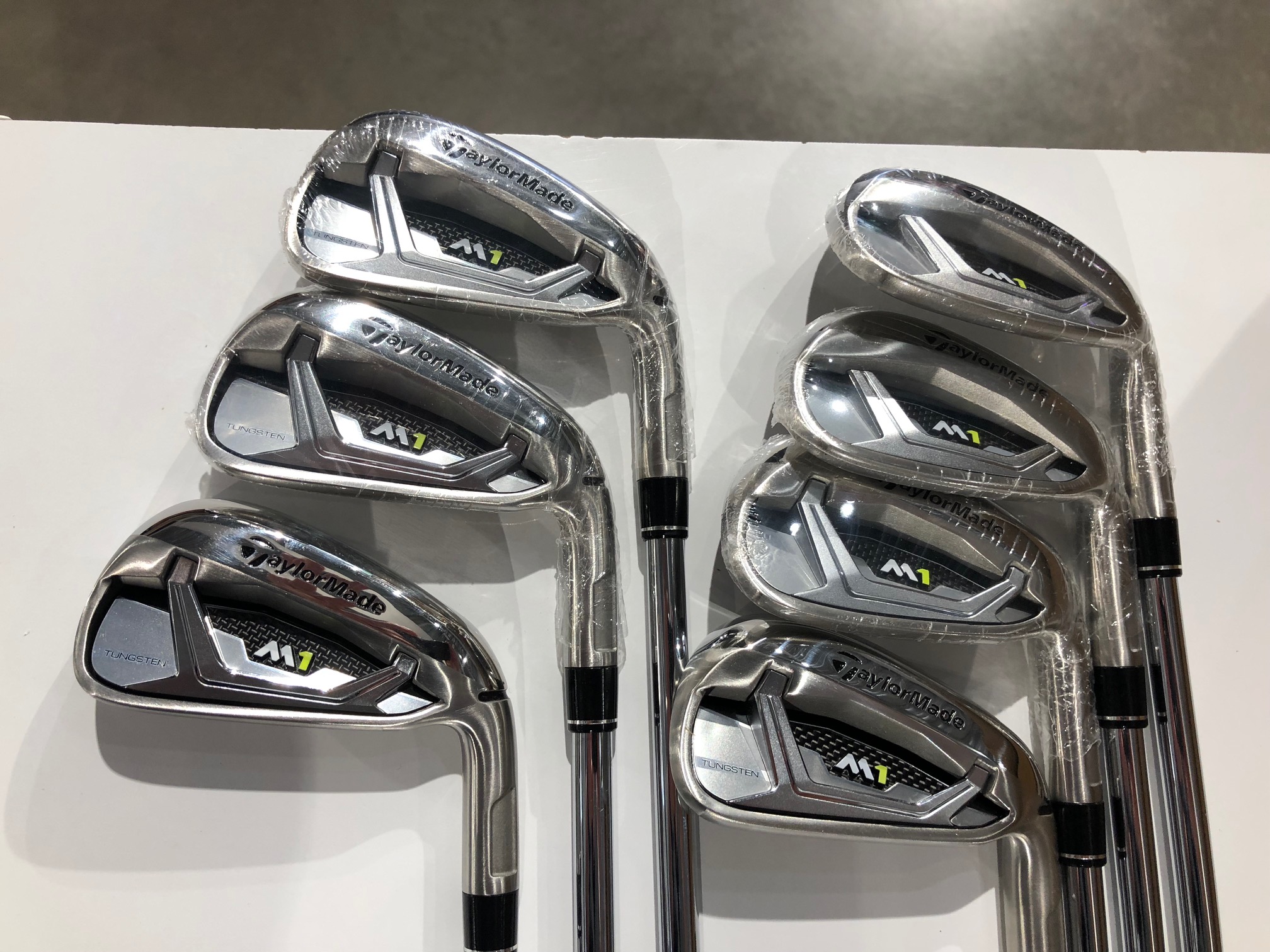 TaylorMade M1 Irons Steel Shafts Right Stiff True Temper
