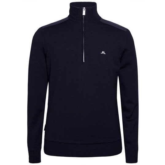J Lindeberg Windstopper Sweater Navy | Sweaters at JamGolf