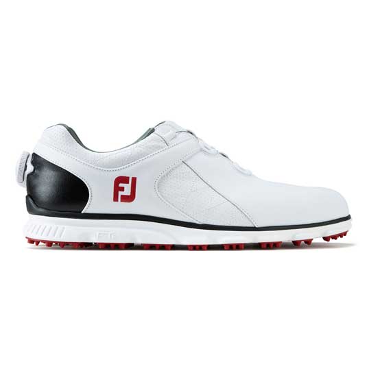 Pro SL Mens Golf Shoes White/Black/Red