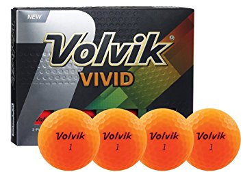 Vivid Golf Balls Sherbert Orange