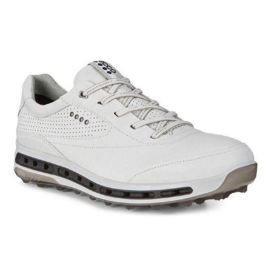 Men's Golf Cool Pro Golf Shoes White/Black/Transparent GoreTex