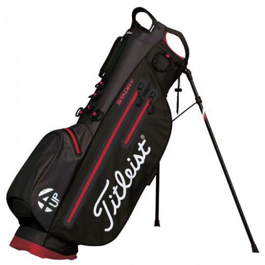 4 Up StaDry Stand Bag Black/Red (2017)