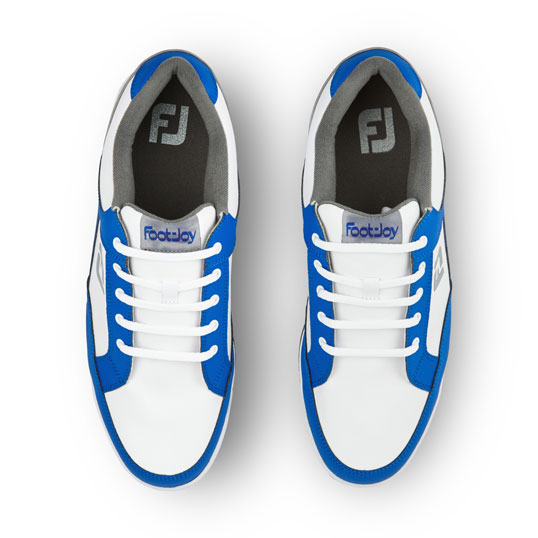 FJ Originals SL Mens Golf Shoes White/Blue