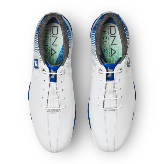 DNA Helix Mens Golf Shoes White/Blue