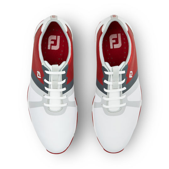 Energize Mens Golf Shoes White/Red