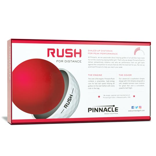 Rush White Golf Balls 15 Pack 2020