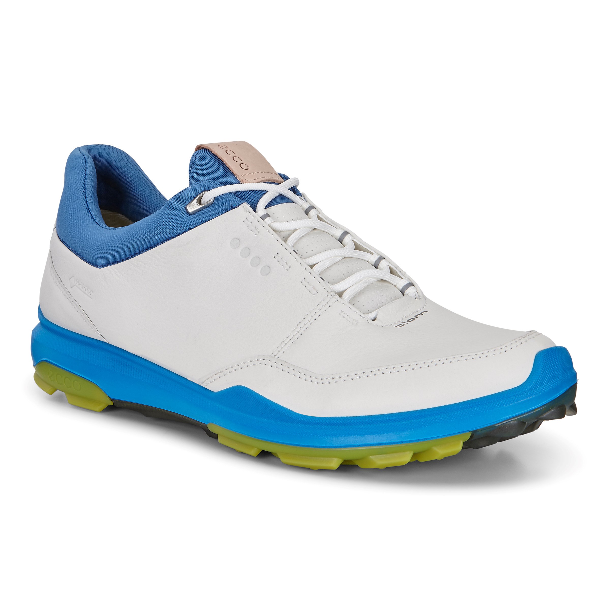 Product Image for Biom Hybrid 3 GoreTex Mens Golf Shoes White/Kiwi